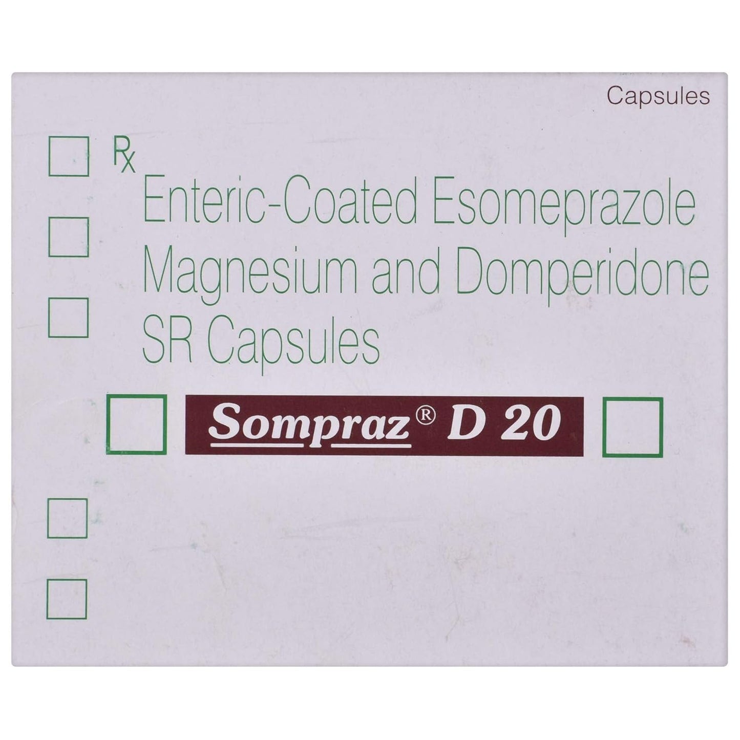 Sompraz D 20 - Strip of 15 Capsules