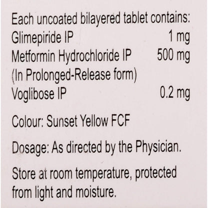 Glyree MV1 - Strip of 10 Tablets