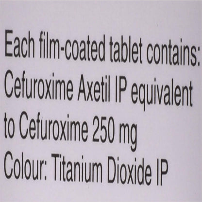 Ceftum 250 - Strip of 4 Tablets