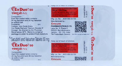 Exduo 50 - Strip of 10 Tablet