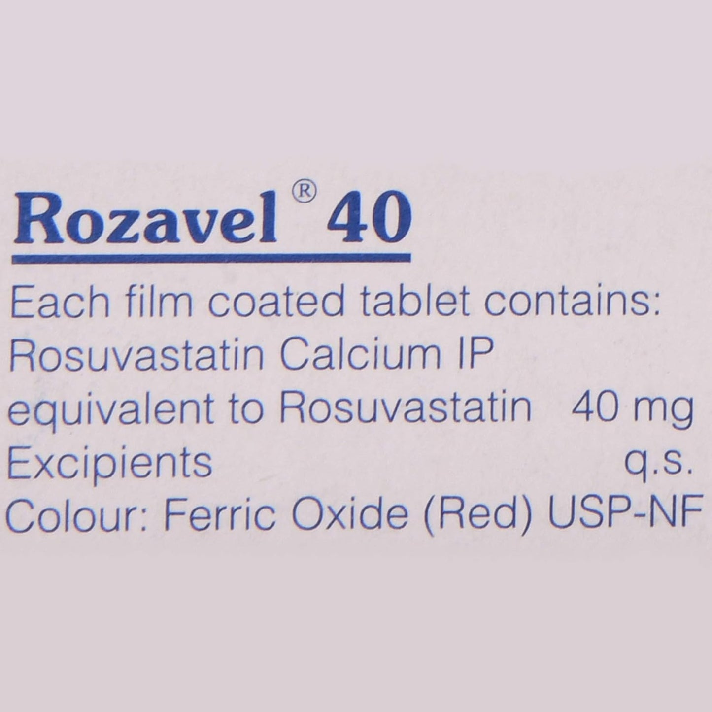 Rozavel 40 - Strip of 10 Tablets