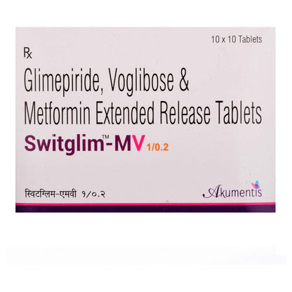 Switglim MV 1/0.2 - Strip of 10 Tablets