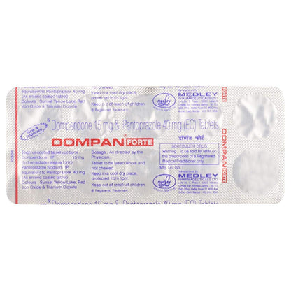 DOMPAN FORTE - Strip of 10 Tablets