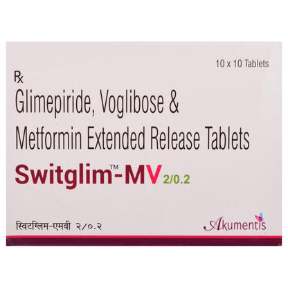 Switglim MV 2/0.2 - Strip of 10 Tablets