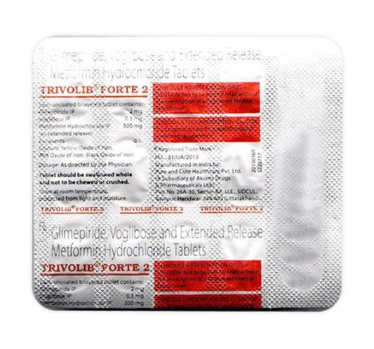 Trivolib Forte 2Mg Tab 15'S