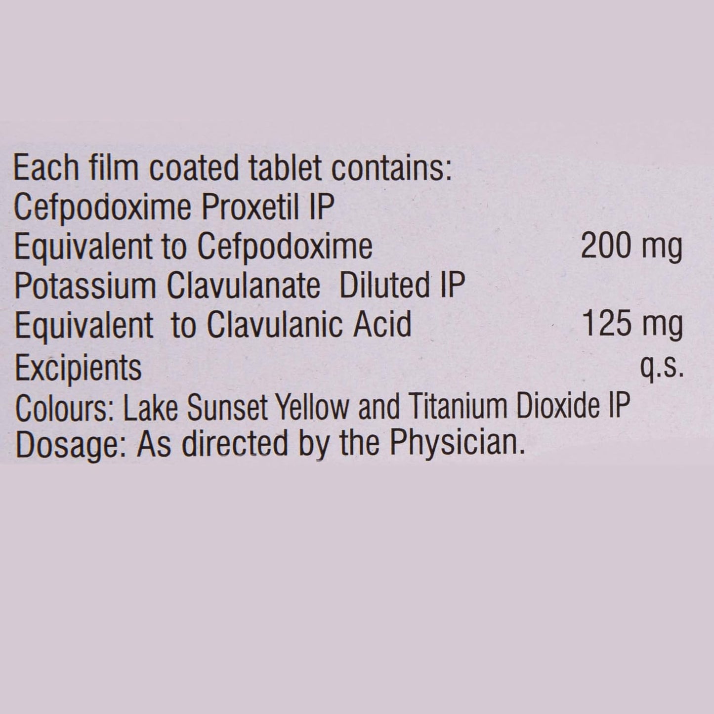 Cepodem XP 325 - Strip of 10 Tablets