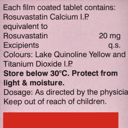 Novastat 20 - Strip of 15 Tablets