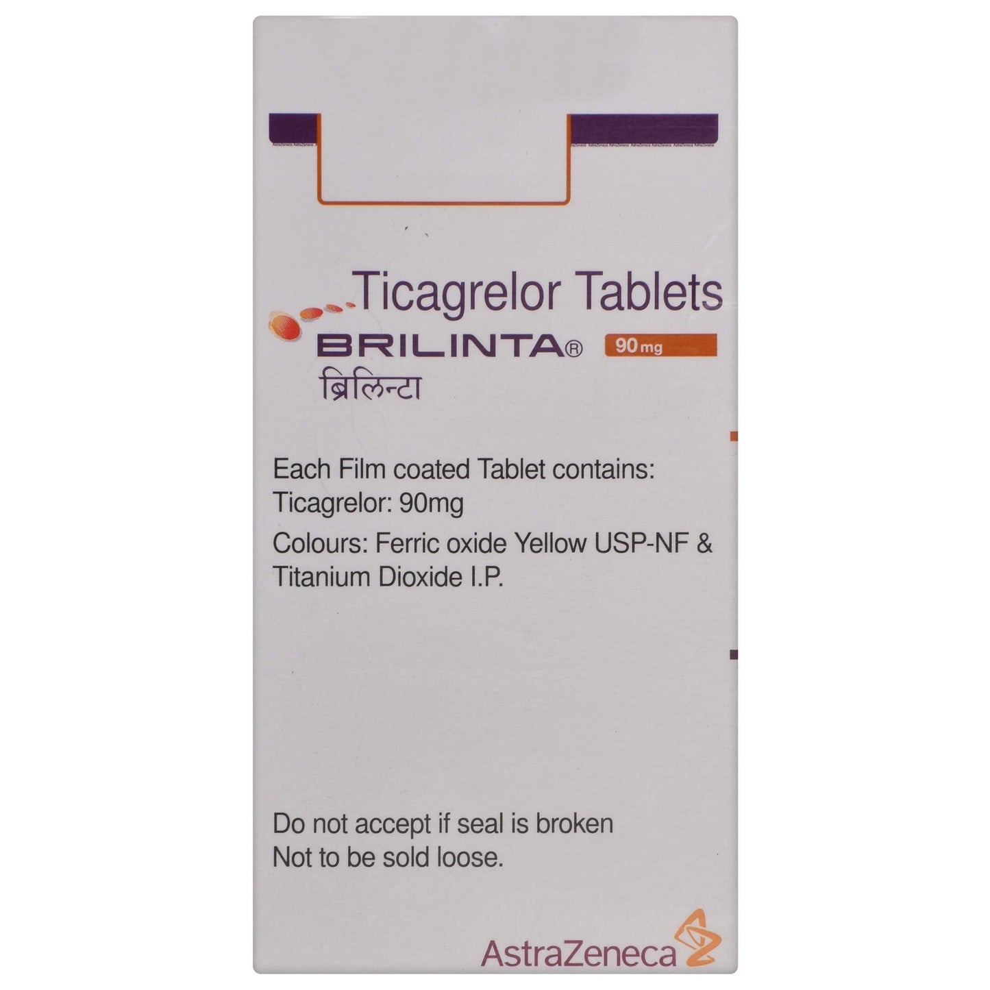 Brilinta 90mg Tablet