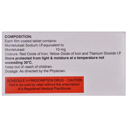 Telekast 10mg - Strip of 10 Tablets