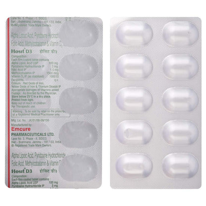 Hosit D3 - Strip of 10 Tablets