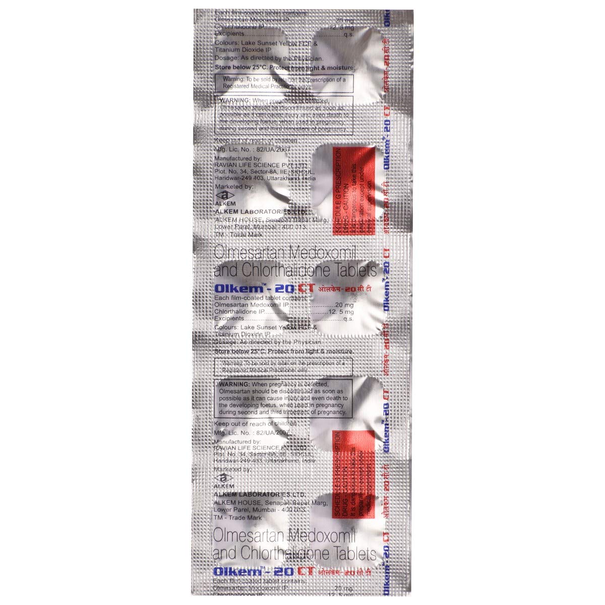 Olkem-20 CT - Strip of 10 Tablets