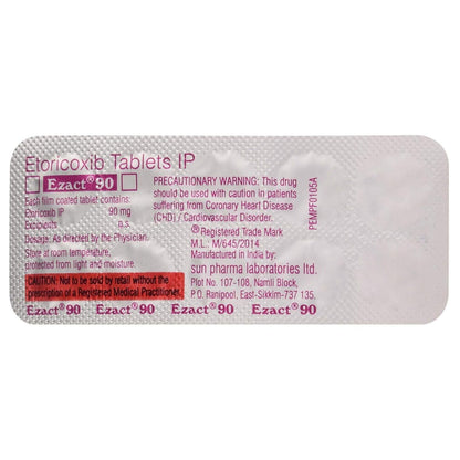 Ezact 90 - Strip of 10 Tablets