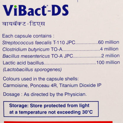 Vibact-DS - Strip of 10 Capsules