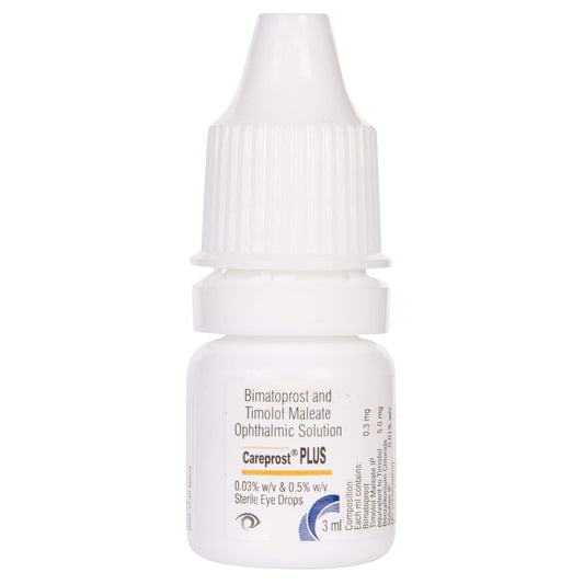 Careprost Plus - Bottle of 3 ml Eye Drops