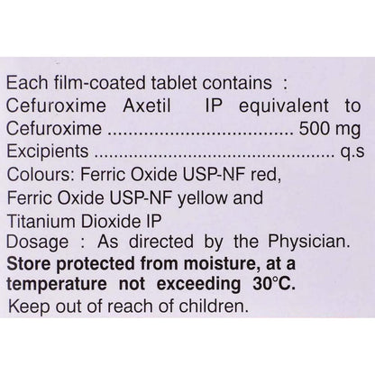 C-Furo 500mg- Strip of 10 Tablets