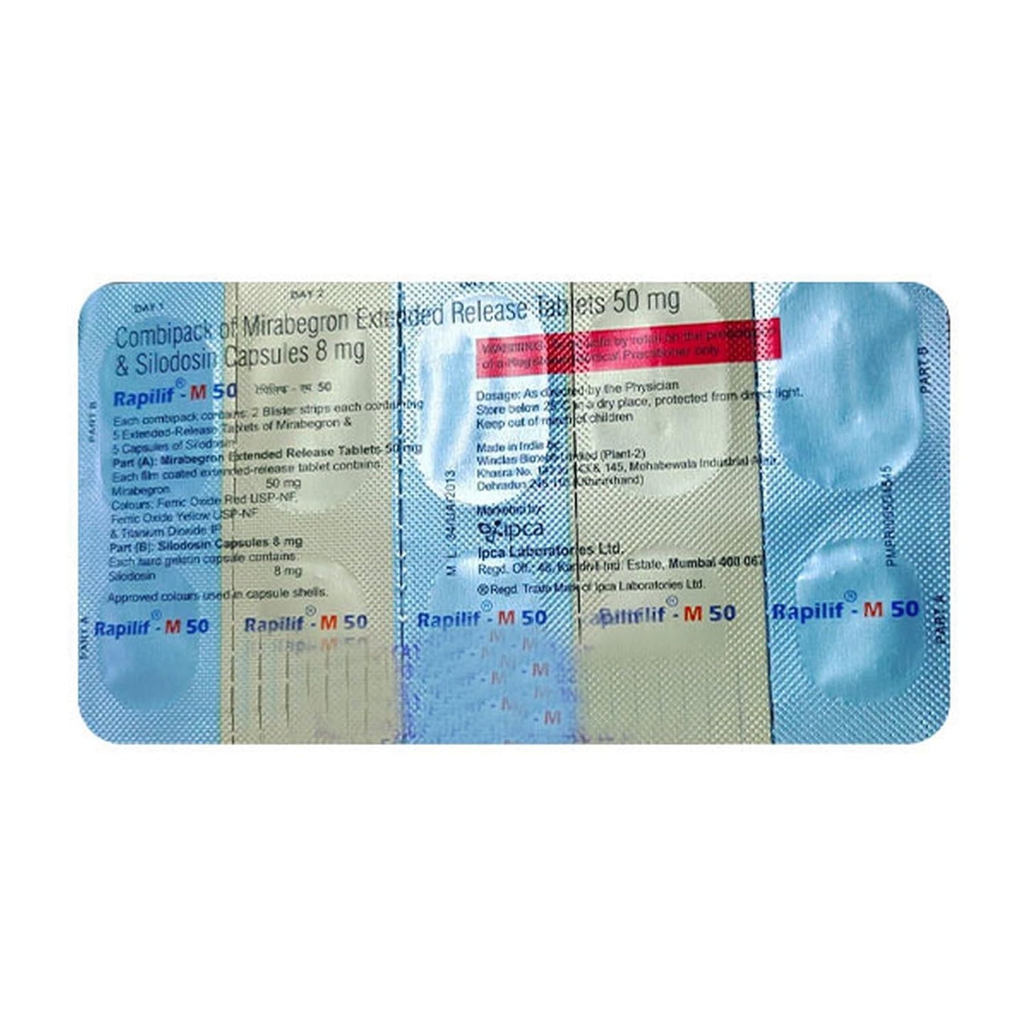 Rapilif-M 50-Pack of 10 Tablets