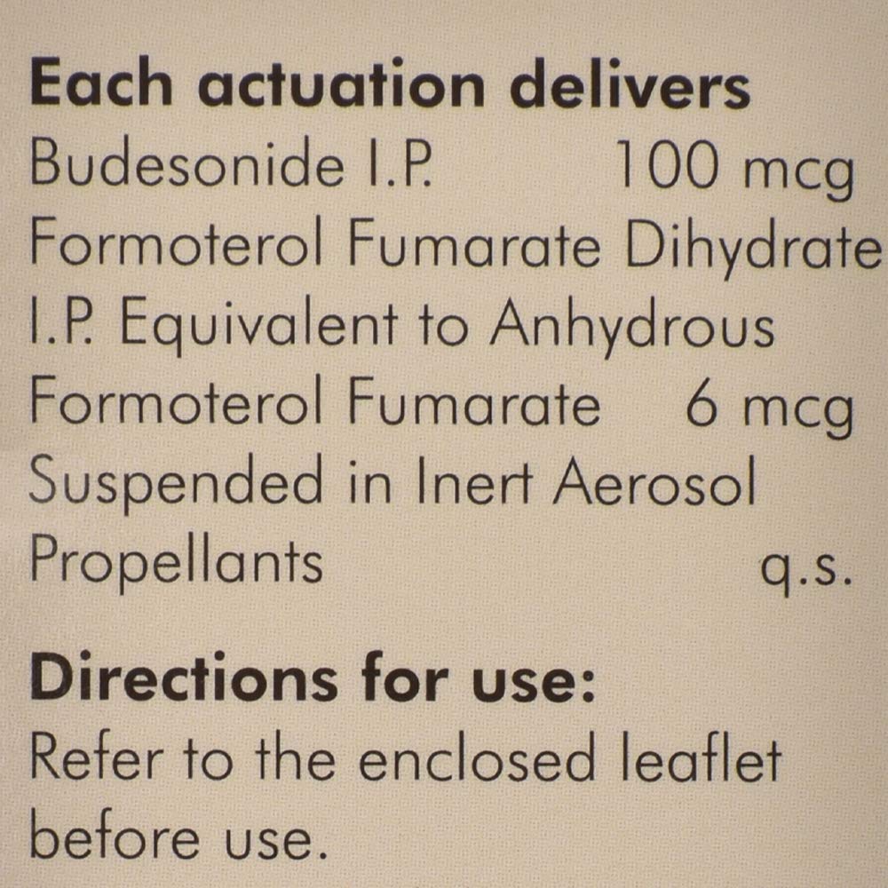 Budamate 100 - Bottle of 120 Metered Doses Inhaler