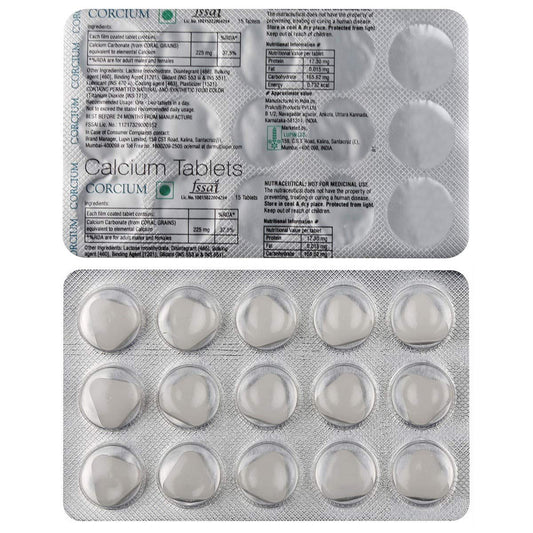 Corcium - Strip of 15 Tablets