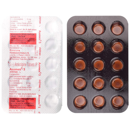 Asomex 5 - Strip of 15 Tablets