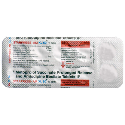 Starpress-AM XL 50 - Strip of 10 Tablets