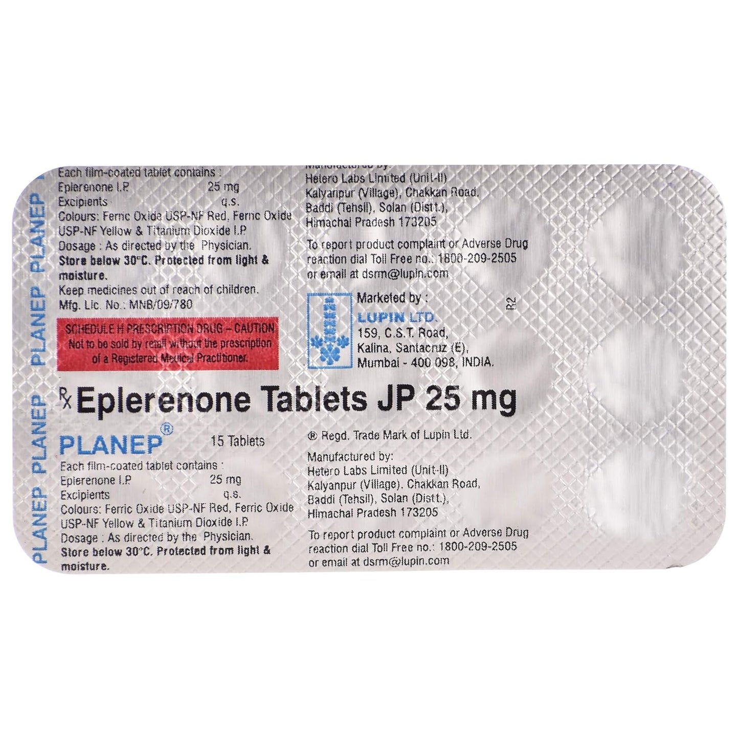 Planep - Strip of 15 Tablets