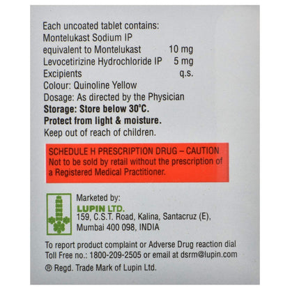 Telekast-L - Strip of 15 Tablets