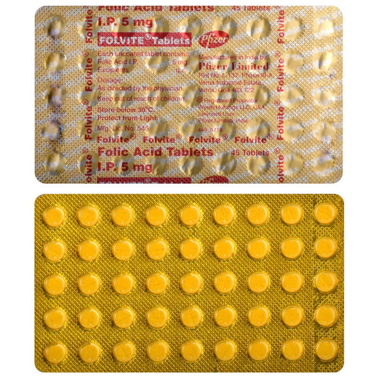 Folvite - Strip of 45 Tablets