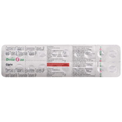 Dytor E 20 - Strip of 20 Tablets