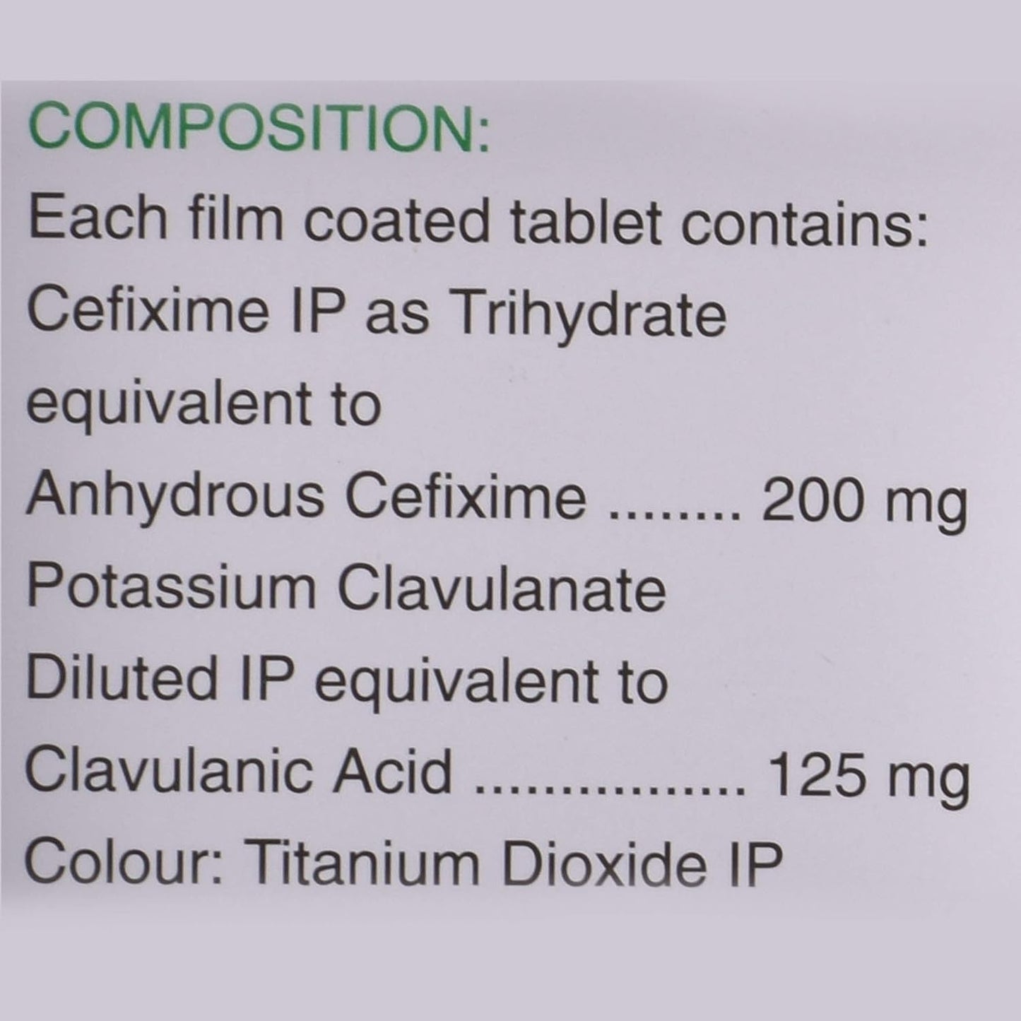 Zifi CV 200 - Strip of 10 Tablets