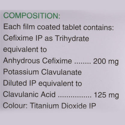 Zifi CV 200 - Strip of 10 Tablets