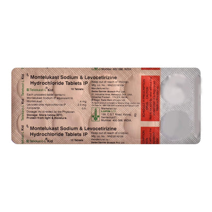 Telekast L Kid - Strip of 10 Tablets