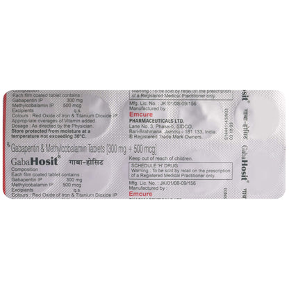 GabaHosit - Strip of 10 Tablets