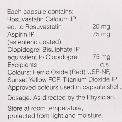 Rozagold 20 - Strip of 10 Capsules