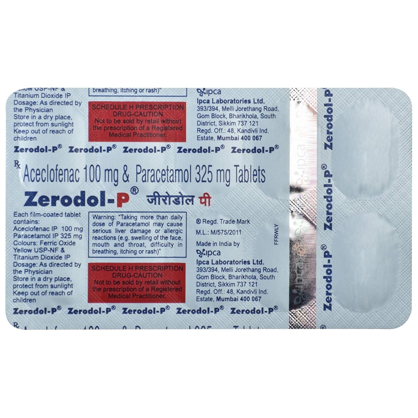 Zerodol-P - Strip of 10 Tablets