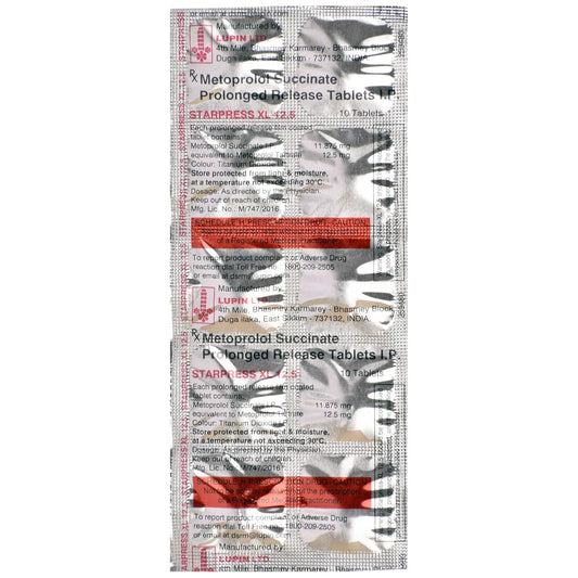 Starpress XL 12.5 - Strip of 10 Tablets