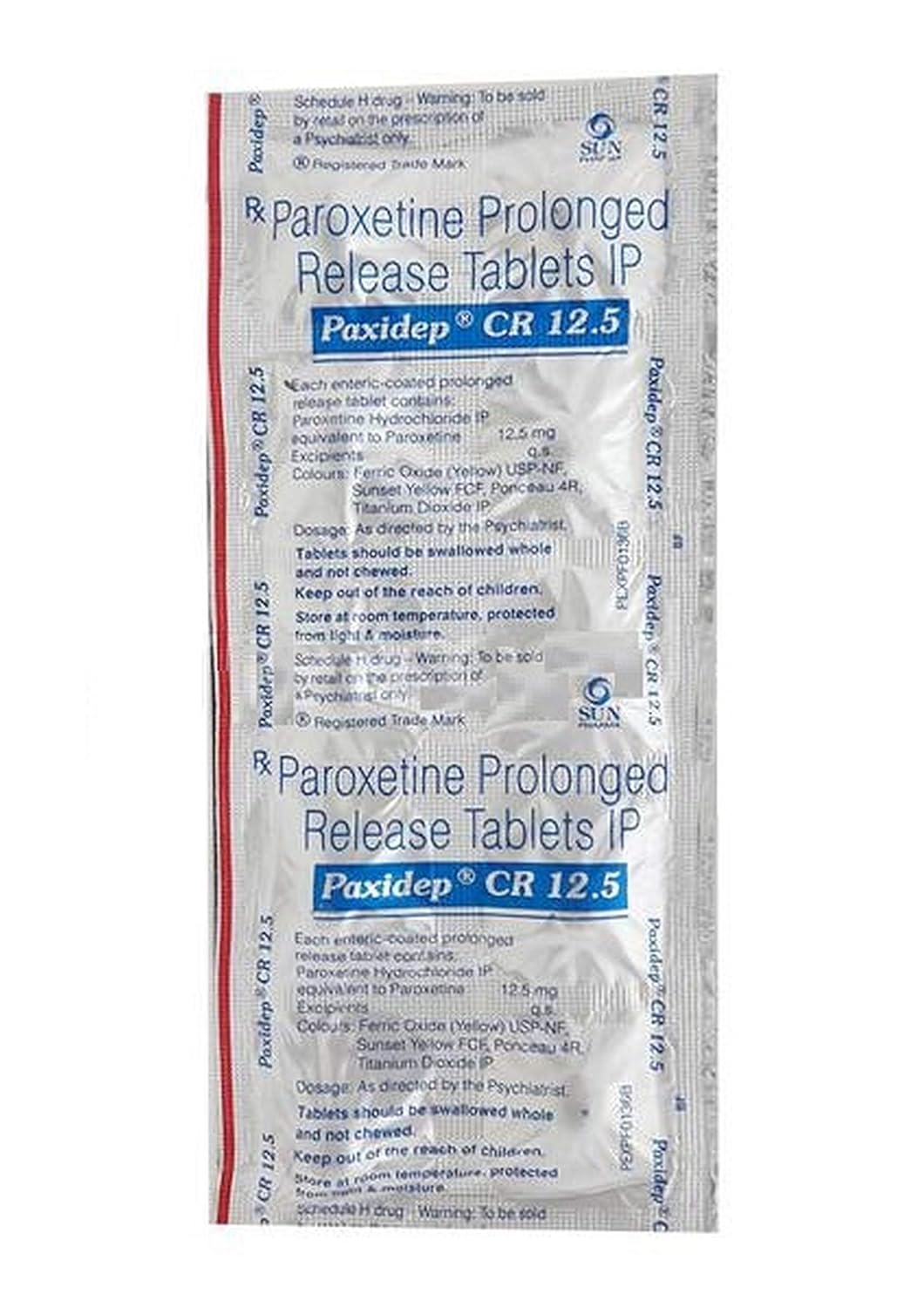 Paxidep CR 12.5Mg - Strip of 10 Tablets