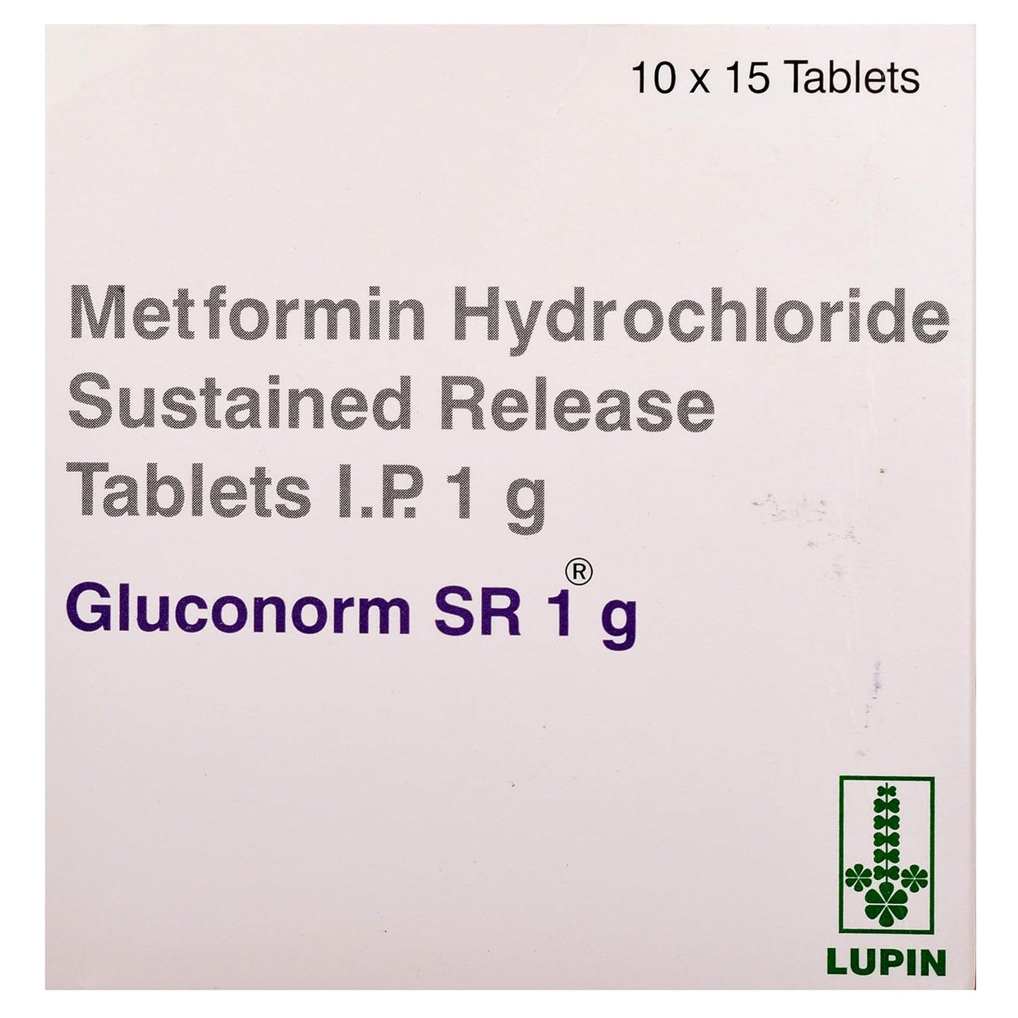 Gluconorm SR 1 g - Strip of 15 Tablets