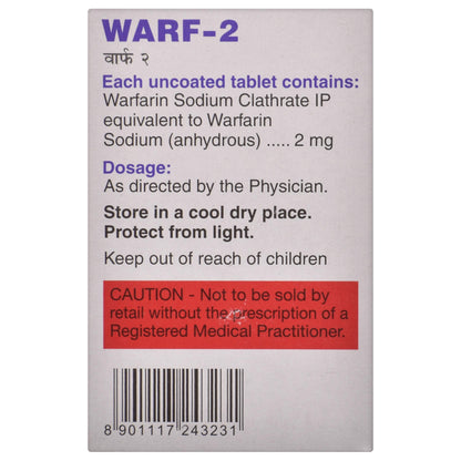 Warf-2 - Strip of 30 Tablets