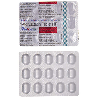 Storvas 20 - Strip of 15 Tablets