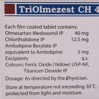 Triolmezest CH 40 - Strip of 10 Tablets