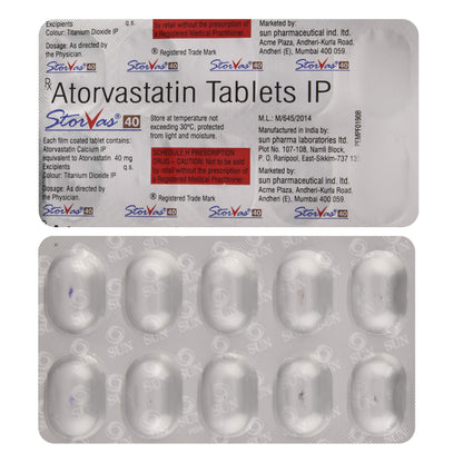 Storvas 40 - Strip of 10 Tablets