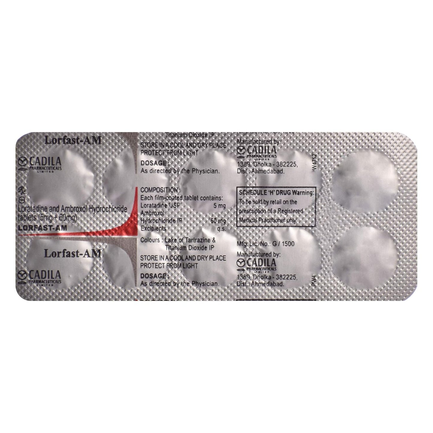 Lorfast-AM - Strip of 10 Tablets