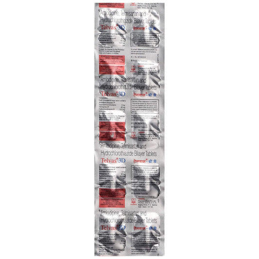 Telvas-3D - Strip of 10 Tablets