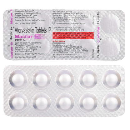 Mactor 10 - Strip of 10 Tablets