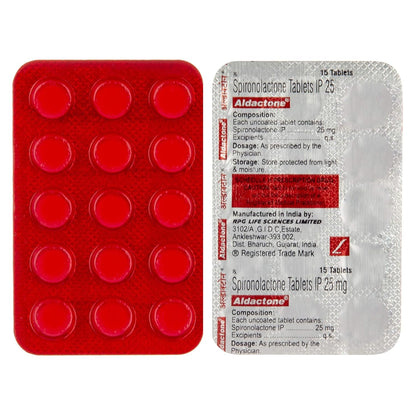 Aldactone 25 - Strip of 15 Tablets