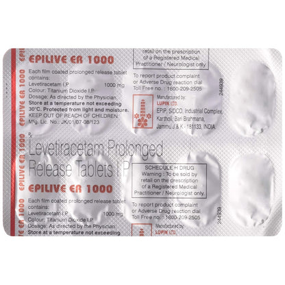 Epilive ER 1000 - Strip of 10 Tablets