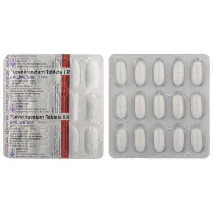 Epilive 500 - Strip of 15 Tablets