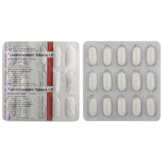 Epilive 500 - Strip of 15 Tablets