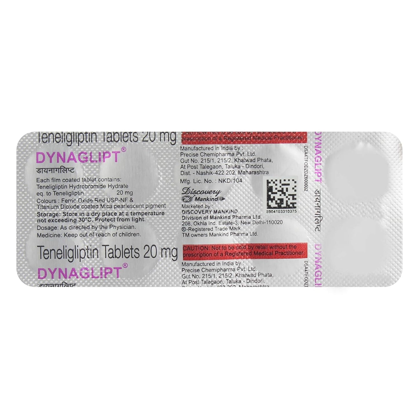 Dynaglipt - Strip of 10 Tablets