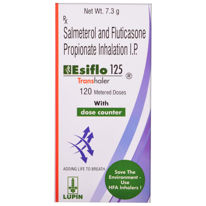 Esiflo 125 - Bottle of 120 Metered Doses Transhaler